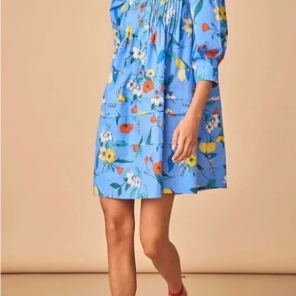 HUNTER BELL Dresses & Skirts - HUNTER BELL Sidney Blue Floral Mini Dress
